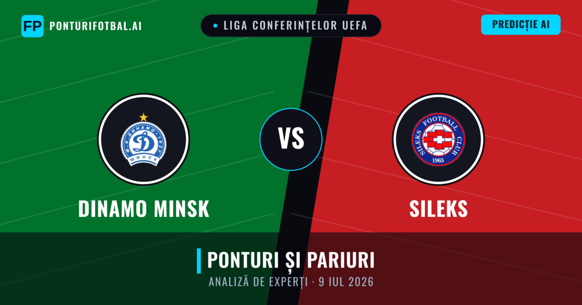 Dinamo Minsk vs Sileks — pronostic și avancronică meci