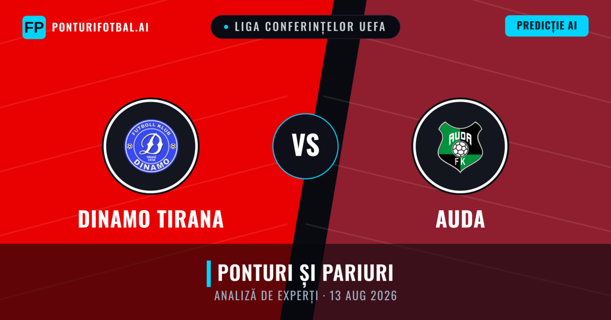 Dinamo Tirana vs Auda — pronostic și avancronică meci
