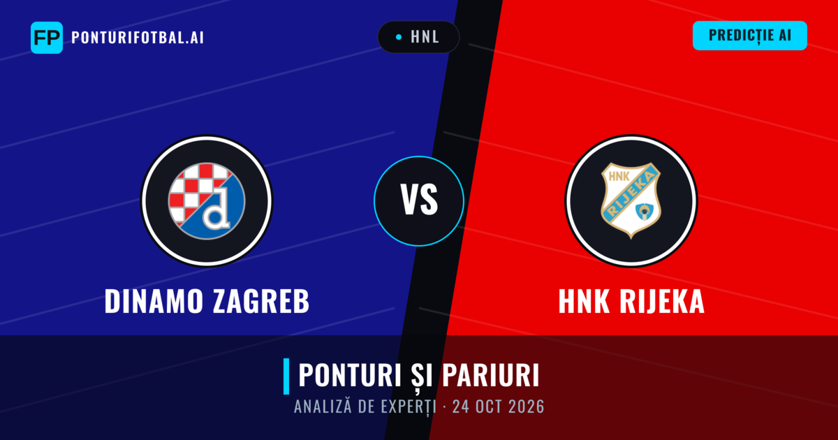 Dinamo Zagreb vs HNK Rijeka — pronostic și avancronică meci