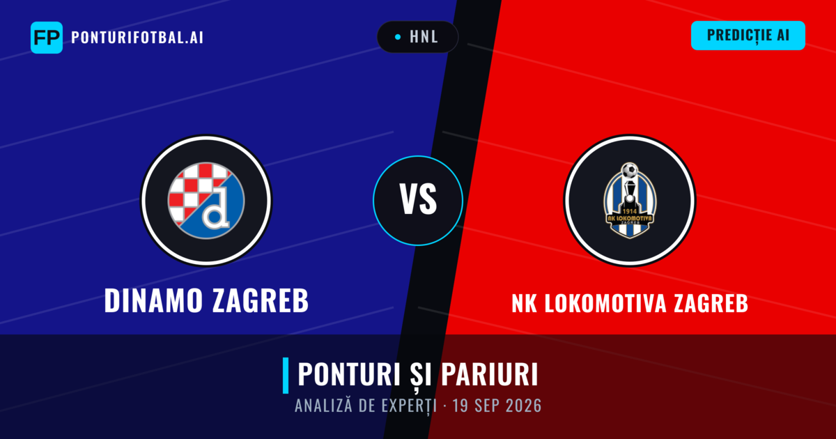 Dinamo Zagreb vs NK Lokomotiva Zagreb — pronostic și avancronică meci