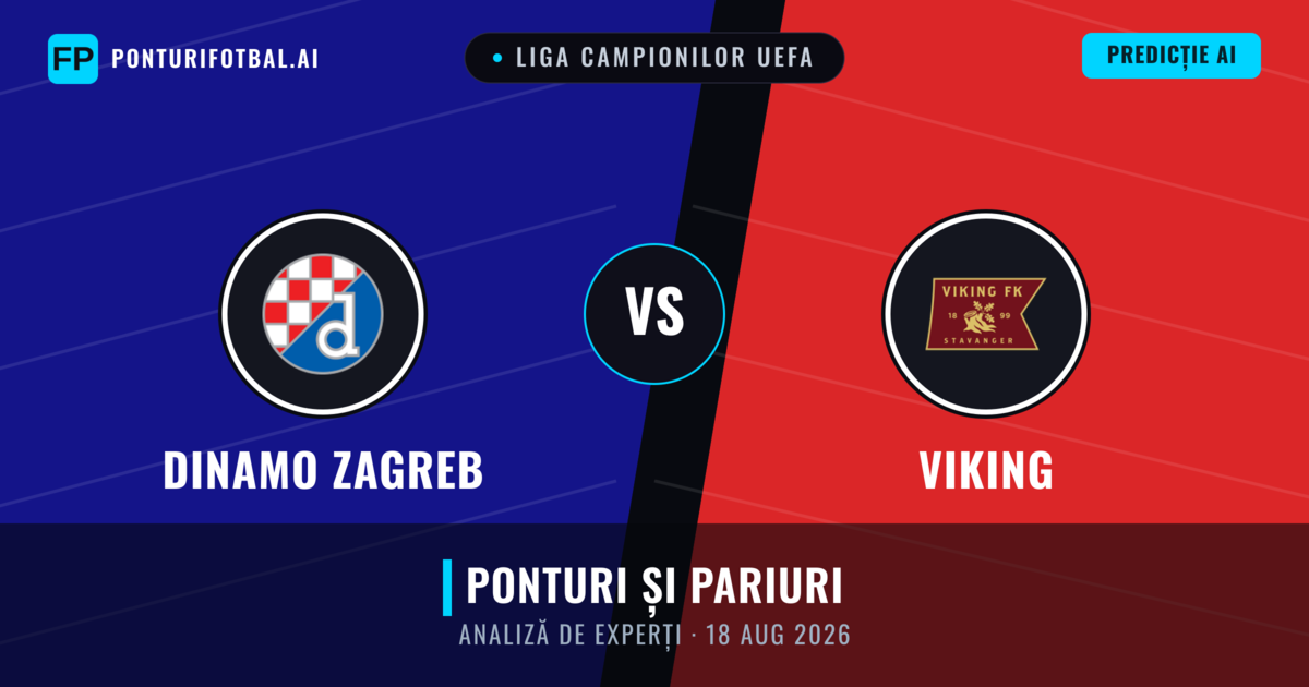Dinamo Zagreb vs Viking — pronostic și avancronică meci