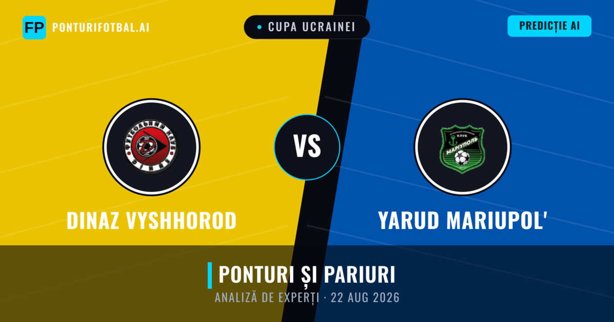 Dinaz Vyshhorod vs Yarud Mariupol' — pronostic și avancronică meci