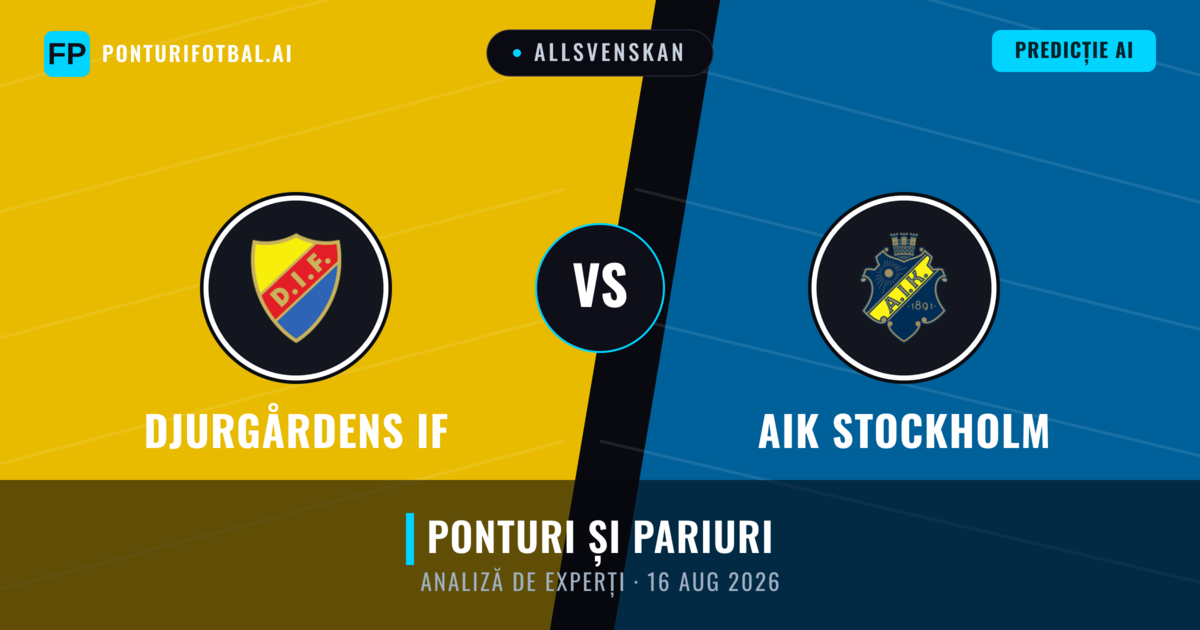 Djurgårdens IF vs AIK Stockholm — pronostic și avancronică meci