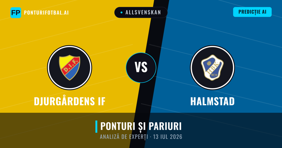 Djurgårdens IF vs Halmstad — pronostic și avancronică meci