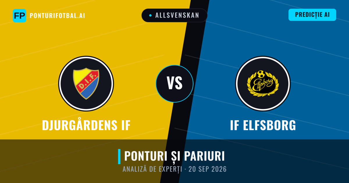 Djurgårdens IF vs IF Elfsborg — pronostic și avancronică meci