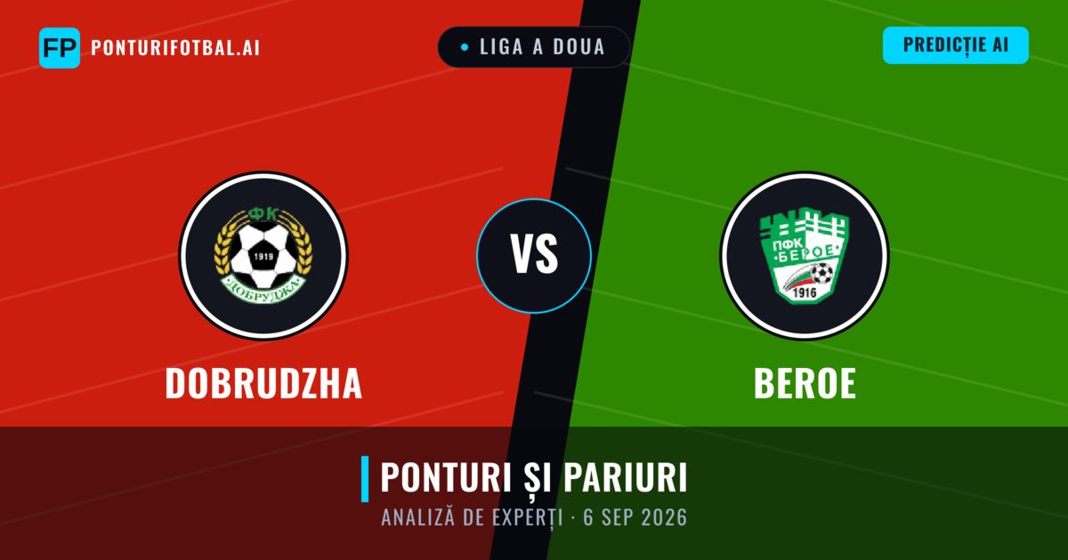 Dobrudzha vs Beroe — pronostic și avancronică meci