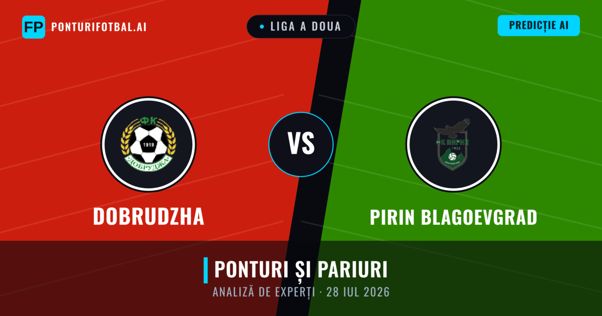 Dobrudzha vs Pirin Blagoevgrad — pronostic și avancronică meci