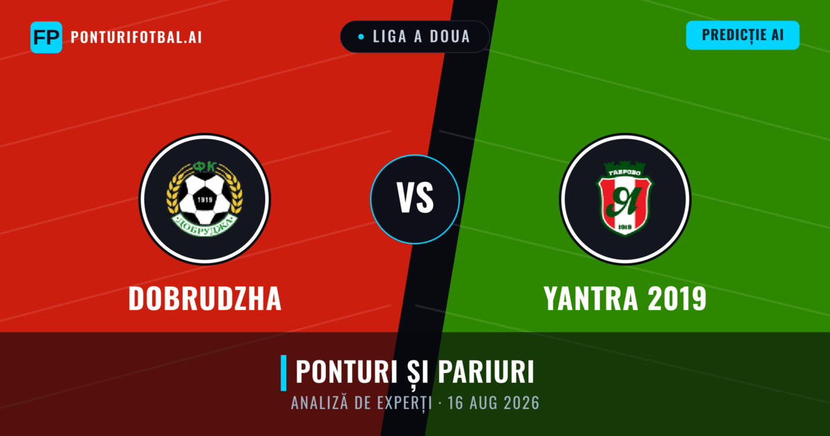 Dobrudzha vs Yantra 2019 — pronostic și avancronică meci