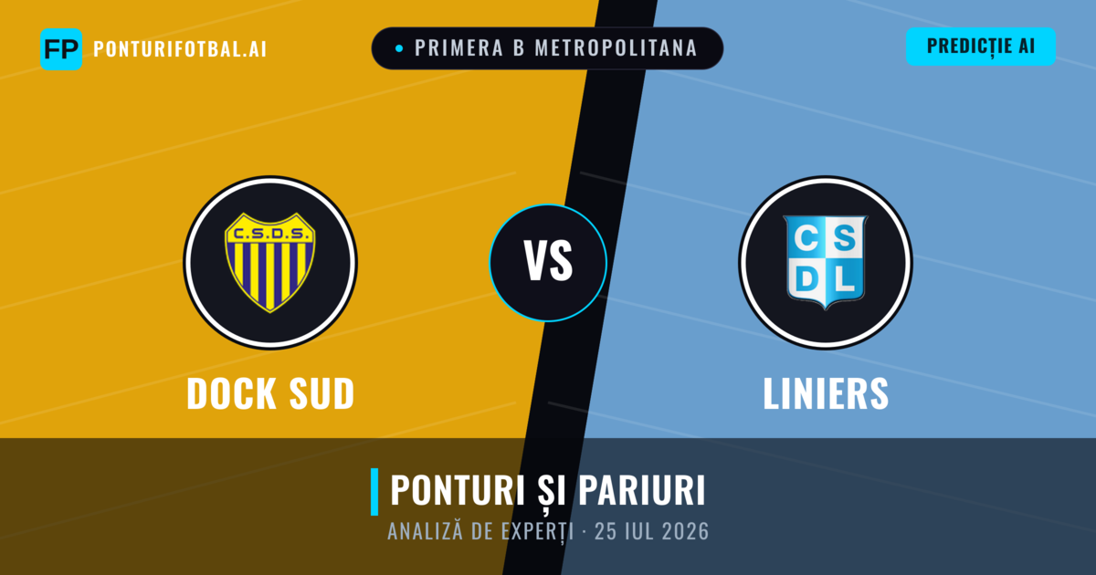 Dock Sud vs Liniers — pronostic și avancronică meci
