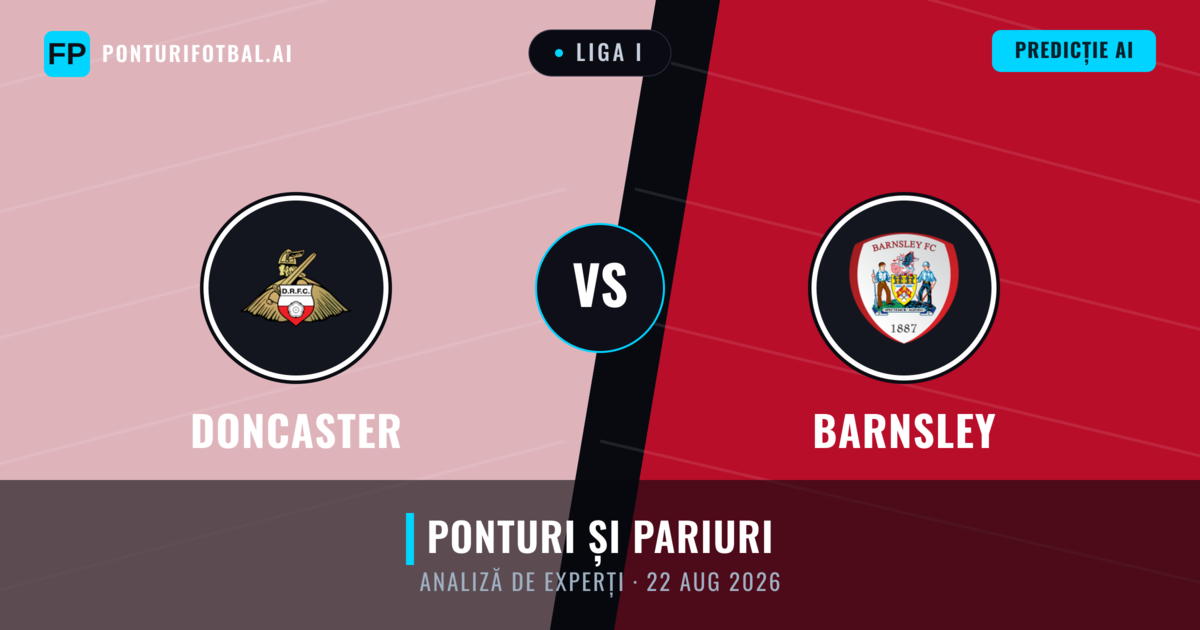 Doncaster vs Barnsley — pronostic și avancronică meci