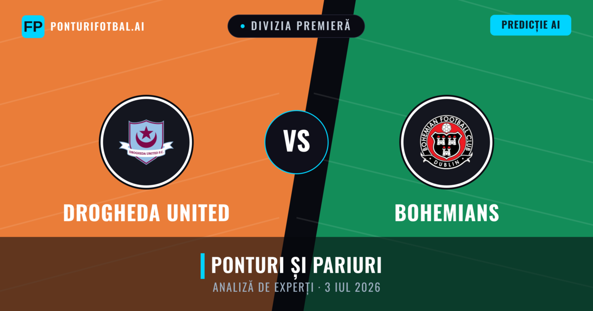 Drogheda United vs Bohemians — pronostic și avancronică meci