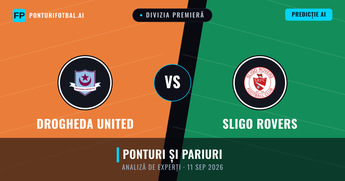 Drogheda United vs Sligo Rovers — pronostic și avancronică meci
