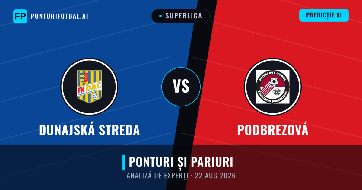 Dunajská Streda vs Podbrezová — pronostic și avancronică meci