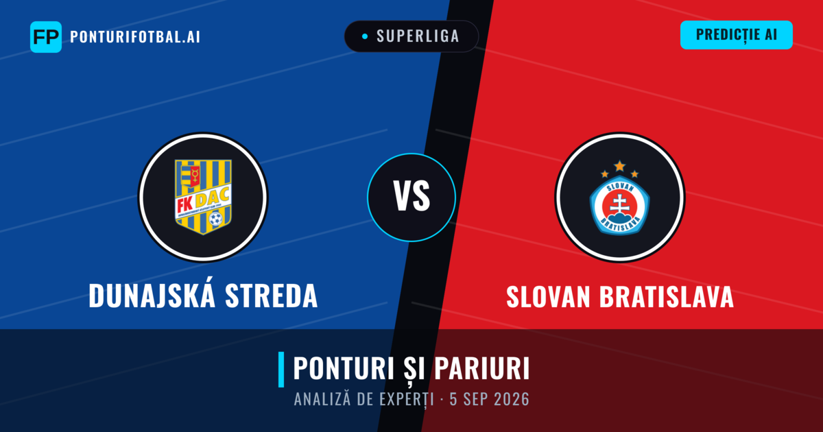 Dunajská Streda vs Slovan Bratislava — pronostic și avancronică meci