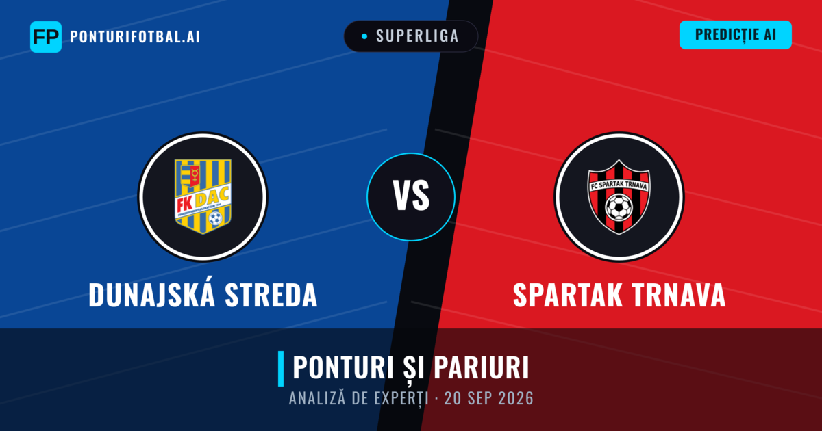Dunajská Streda vs Spartak Trnava — pronostic și avancronică meci