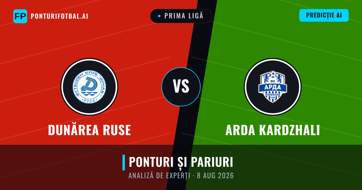 Dunărea Ruse vs Arda Kardzhali — pronostic și avancronică meci