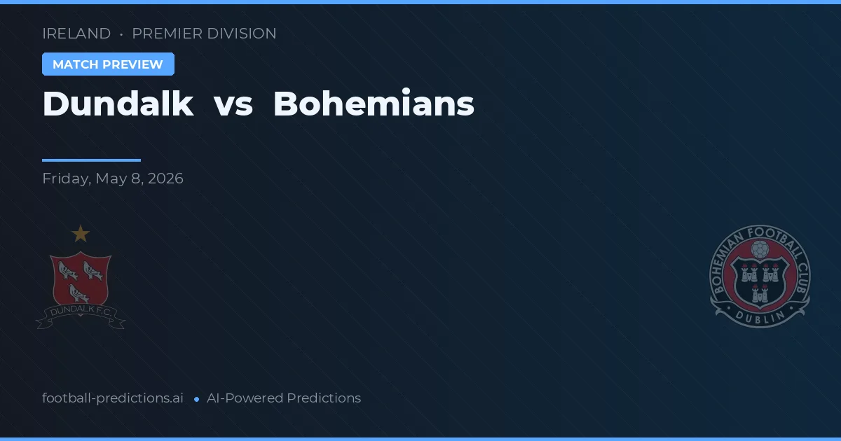 Dundalk vs Bohemians — pronostic și avancronică meci
