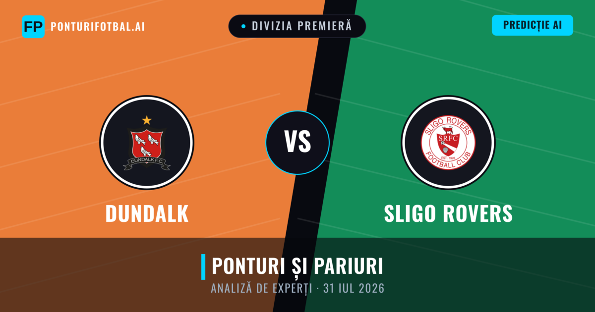 Dundalk vs Sligo Rovers — pronostic și avancronică meci