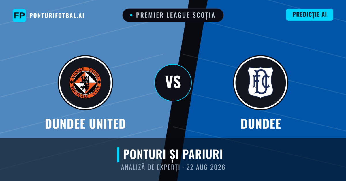 Dundee United vs Dundee — pronostic și avancronică meci