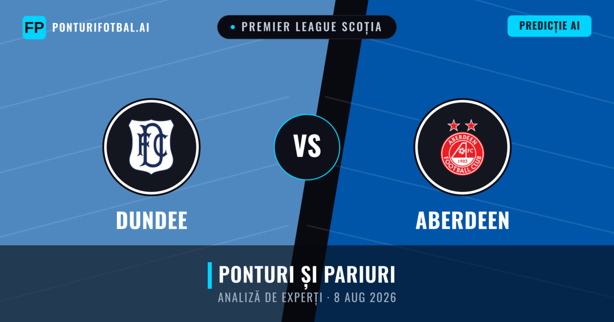 Dundee vs Aberdeen — pronostic și avancronică meci
