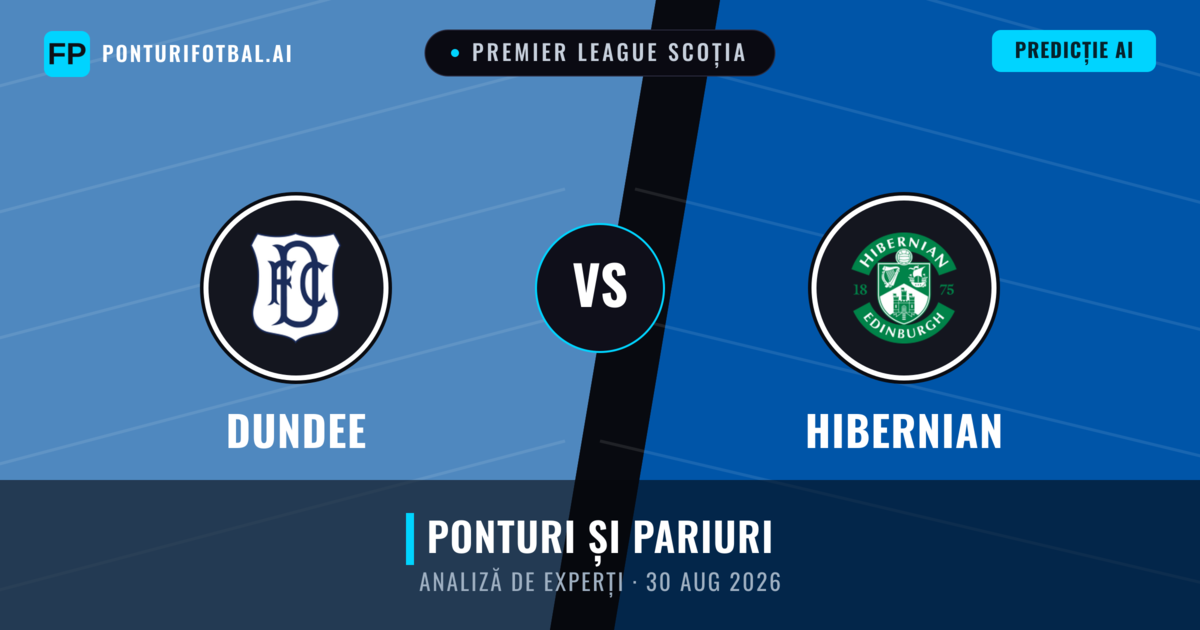 Dundee vs Hibernian — pronostic și avancronică meci