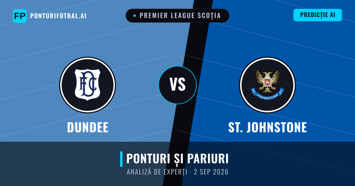 Dundee vs St. Johnstone — pronostic și avancronică meci