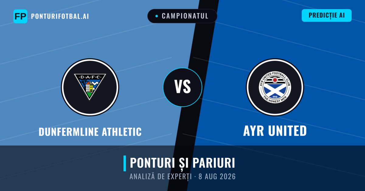 Dunfermline Athletic vs Ayr United — pronostic și avancronică meci