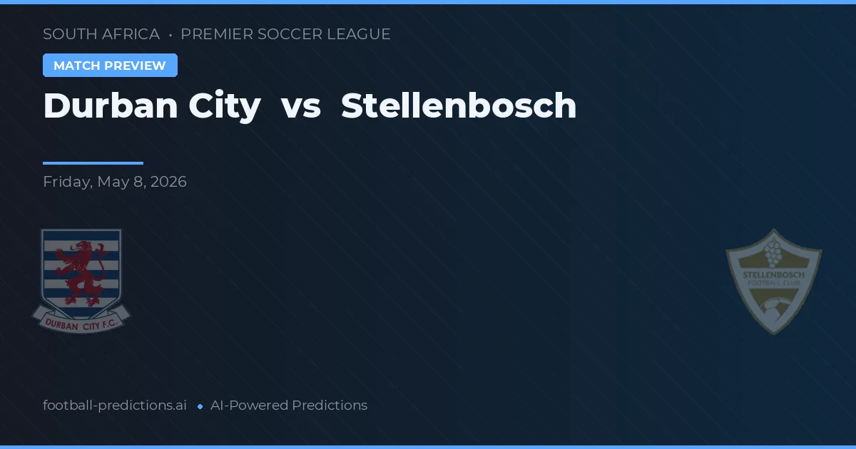 Yalova Yeşilovaspor vs Stellenbosch — pronostic și avancronică meci