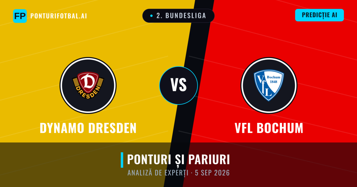 Dynamo Dresden vs VfL Bochum — pronostic și avancronică meci