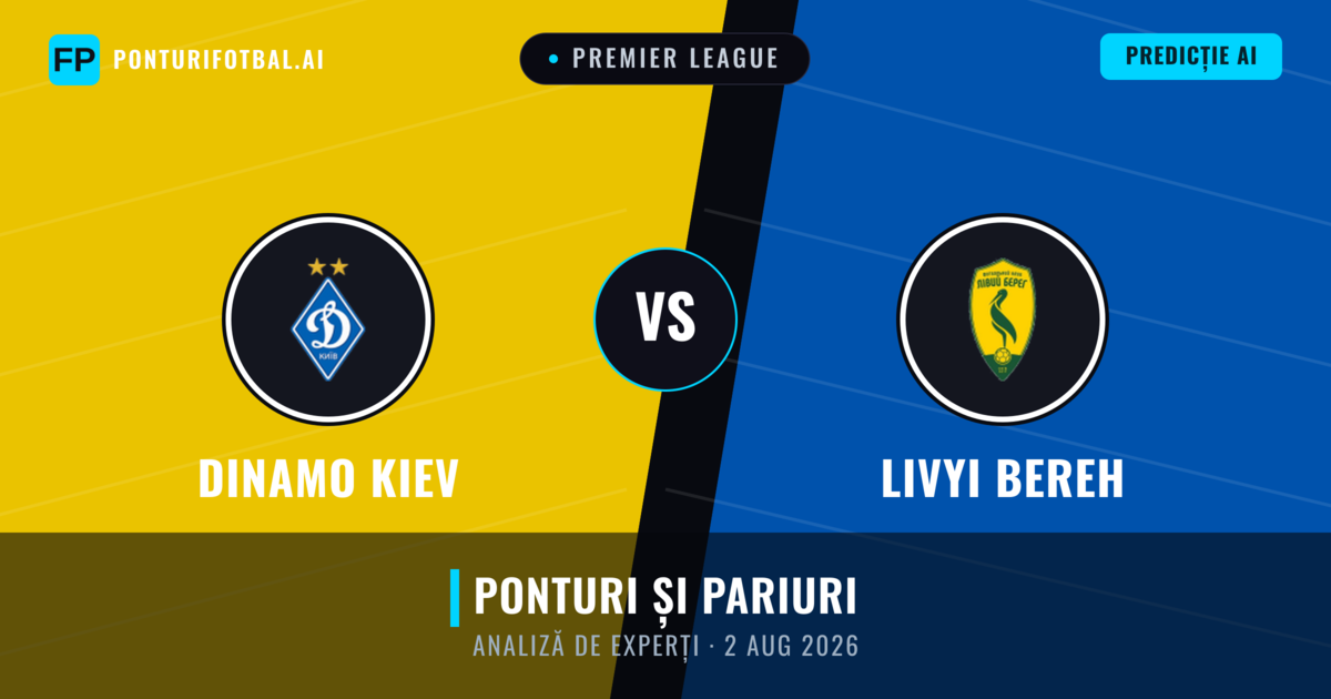 Dinamo Kiev vs Livyi Bereh — pronostic și avancronică meci
