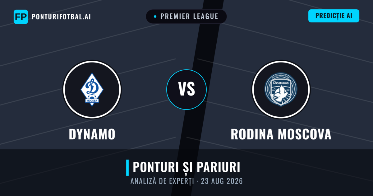 Dynamo vs Rodina Moscova — pronostic și avancronică meci