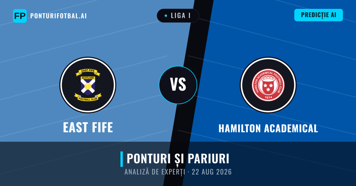 East Fife vs Hamilton Academical — pronostic și avancronică meci