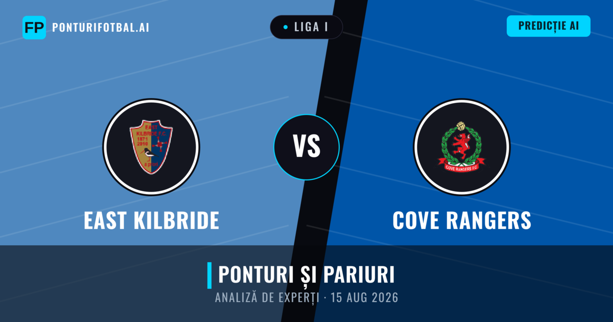 East Kilbride vs Cove Rangers — pronostic și avancronică meci