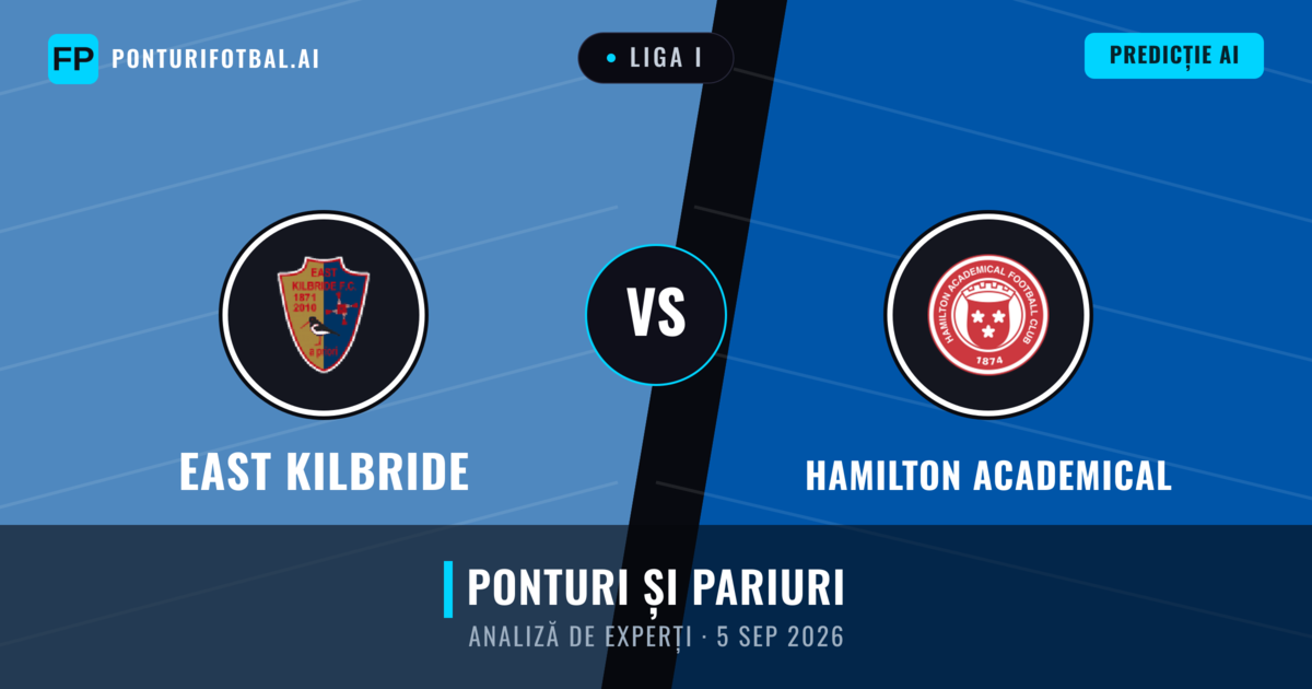 East Kilbride vs Hamilton Academical — pronostic și avancronică meci