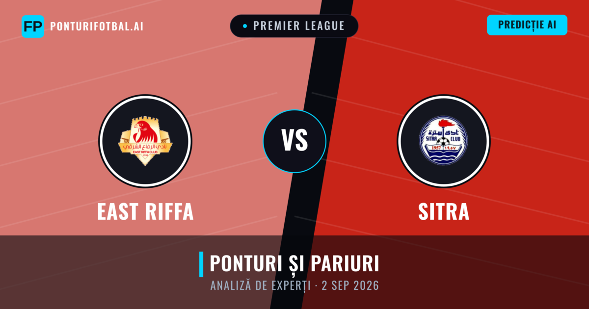 East Riffa vs Sitra — pronostic și avancronică meci