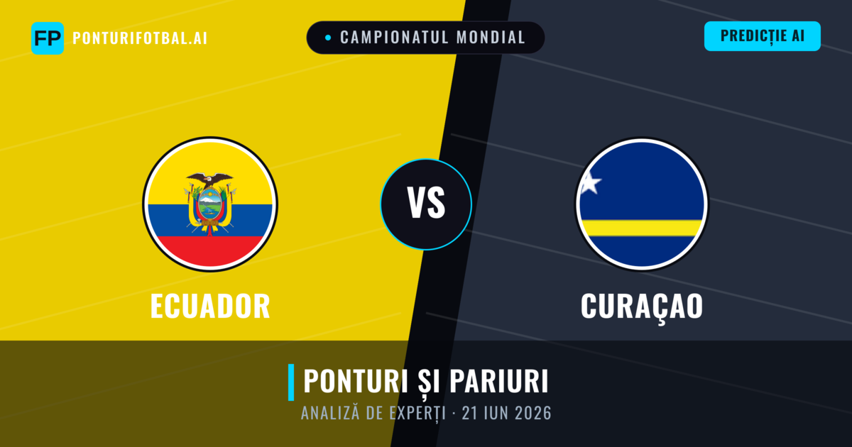 Ecuador vs Curaçao — pronostic și avancronică meci