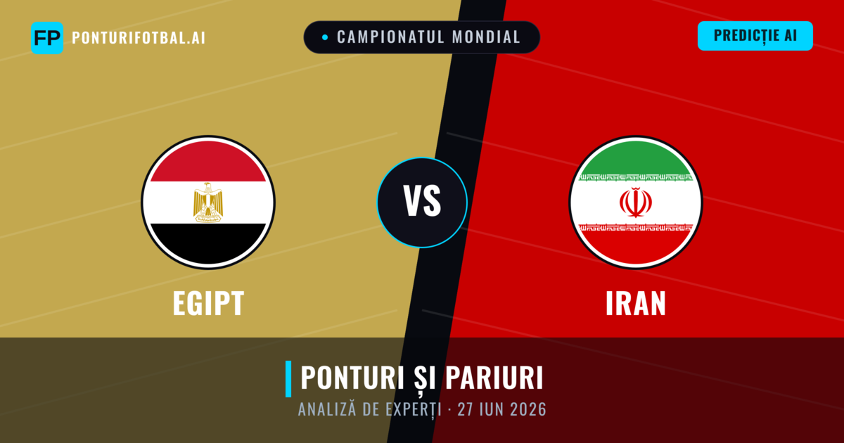 Egipt vs Iran — pronostic și avancronică meci