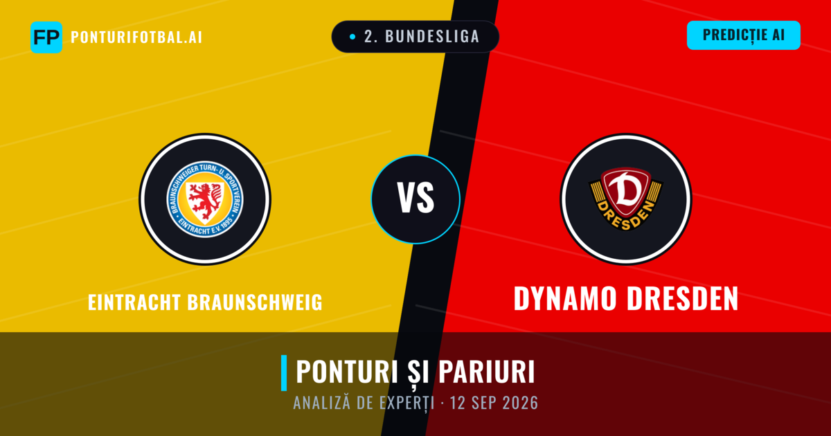 Eintracht Braunschweig vs Dynamo Dresden — pronostic și avancronică meci