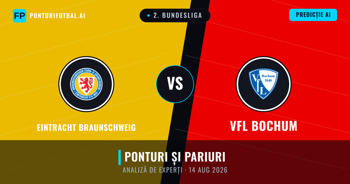 Eintracht Braunschweig vs VfL Bochum — pronostic și avancronică meci