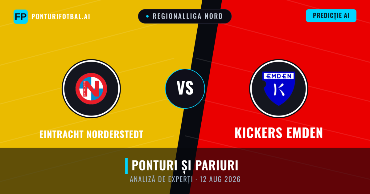 Eintracht Norderstedt vs Kickers Emden — pronostic și avancronică meci