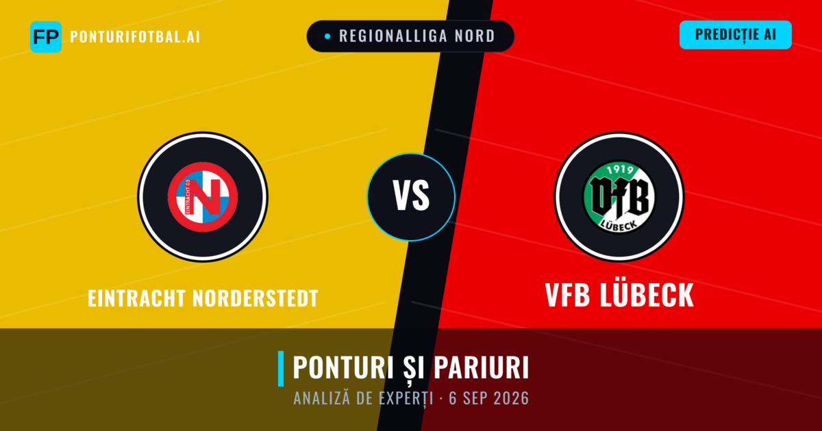 Eintracht Norderstedt vs VfB Lübeck — pronostic și avancronică meci