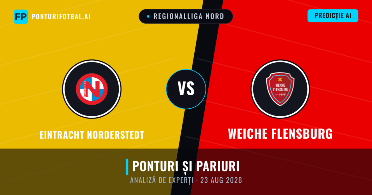 Eintracht Norderstedt vs Weiche Flensburg — pronostic și avancronică meci