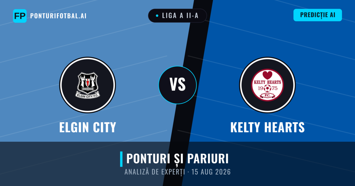 Elgin City vs Kelty Hearts — pronostic și avancronică meci