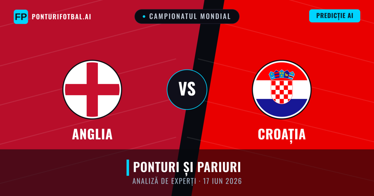 Anglia vs Croația — pronostic și avancronică meci