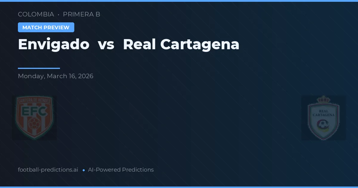 Envigado vs Real Cartagena — pronostic și avancronică meci
