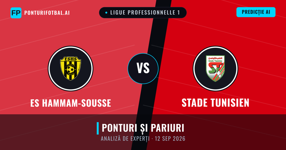 ES Hammam-Sousse vs Stade Tunisien — pronostic și avancronică meci