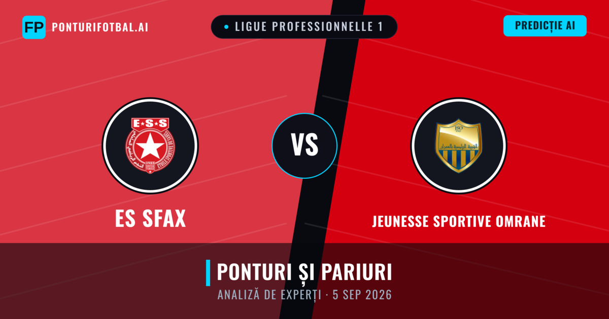 ES Sfax vs Jeunesse Sportive Omrane — pronostic și avancronică meci