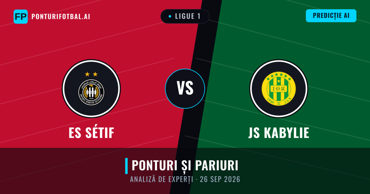 ES Sétif vs JS Kabylie — pronostic și avancronică meci
