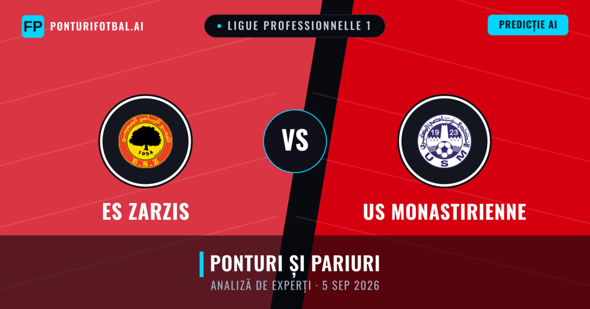 ES Zarzis vs US Monastirienne — pronostic și avancronică meci