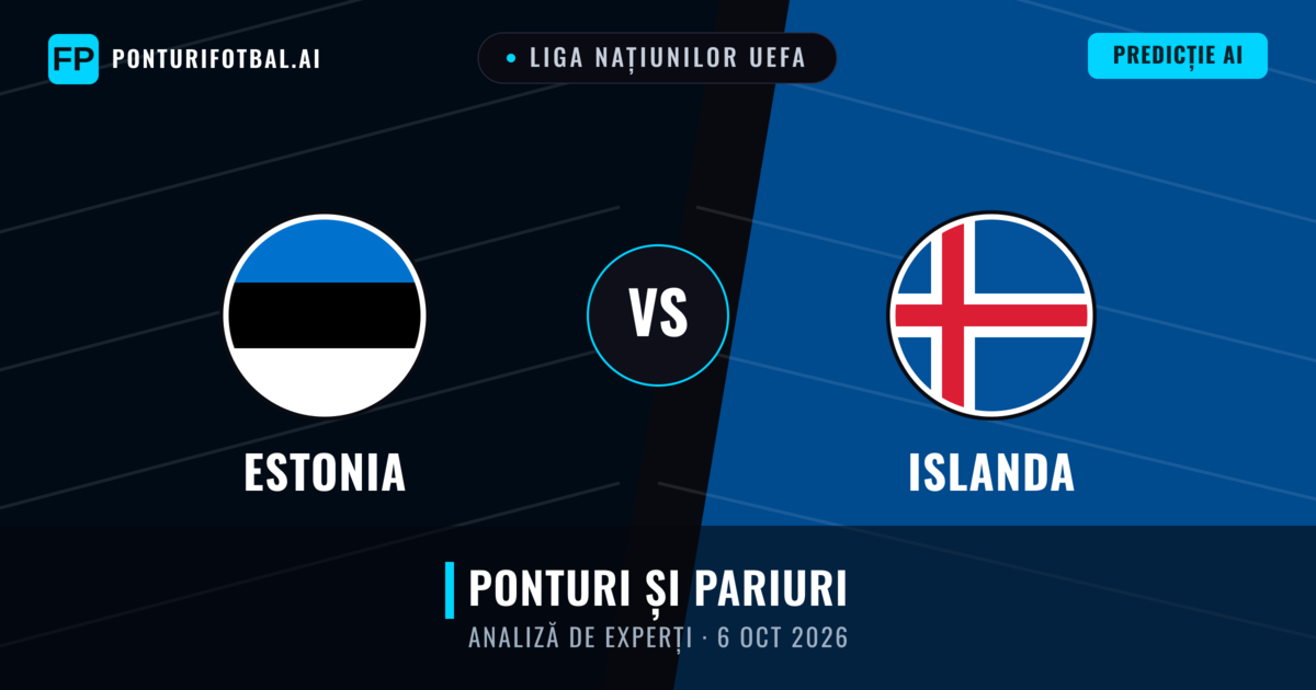 Estonia vs Islanda — pronostic și avancronică meci
